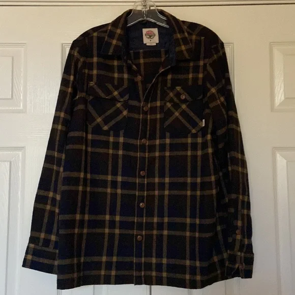 Vans Antihero Blue and Orange Flannel - Picture 2 of 5